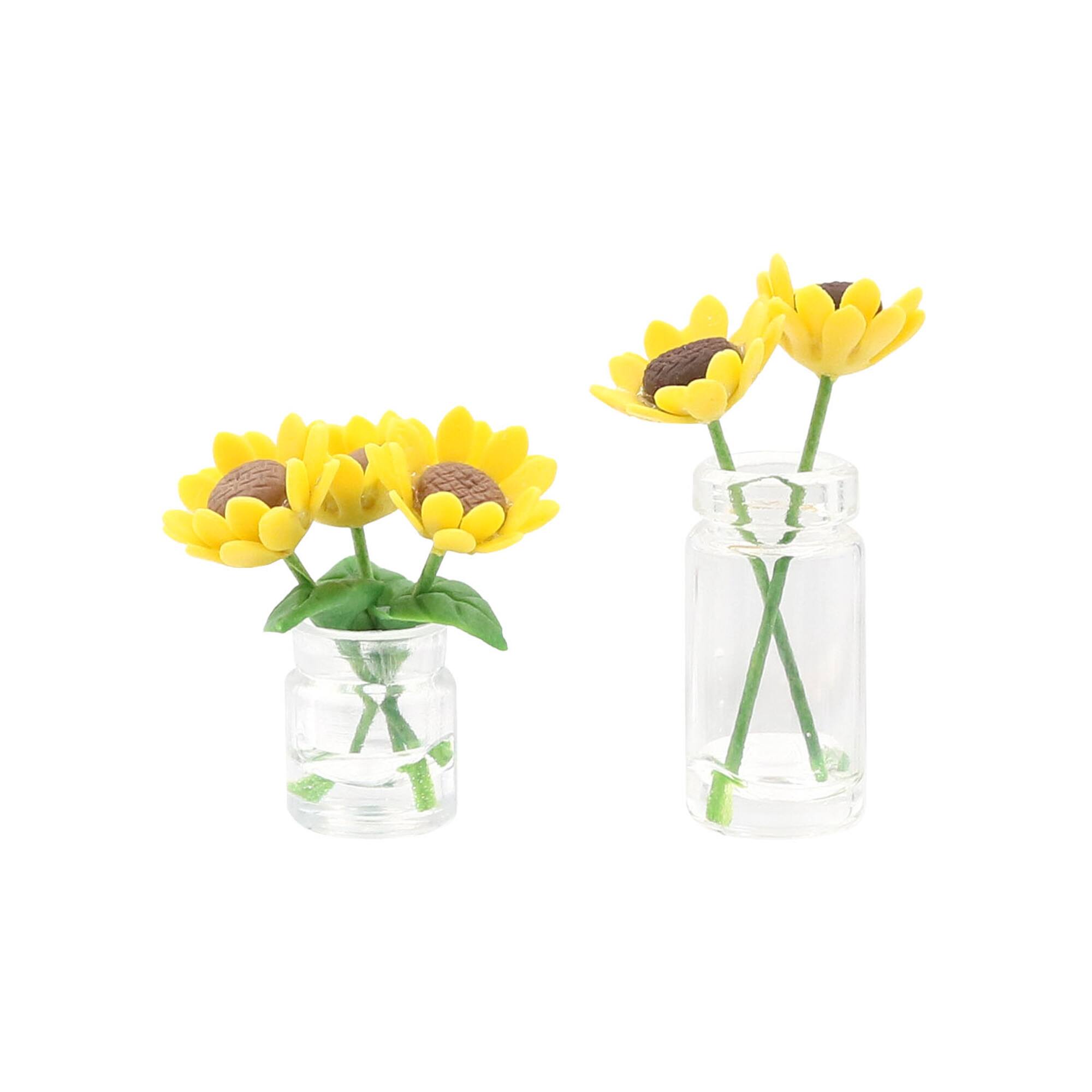 Mini Sunflowers in Vase Decoration Set by Ashland®